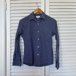 Christian Dior Blue Grey Striped Childrens Shirt size 14
